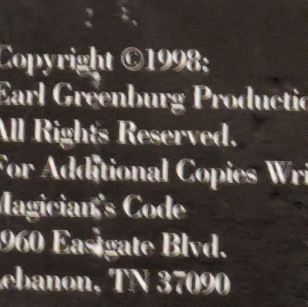 Breaking the Magician's Code VHS - Picture 4 of 5